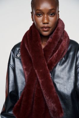 By Anthropologie Faux Fur Scarf