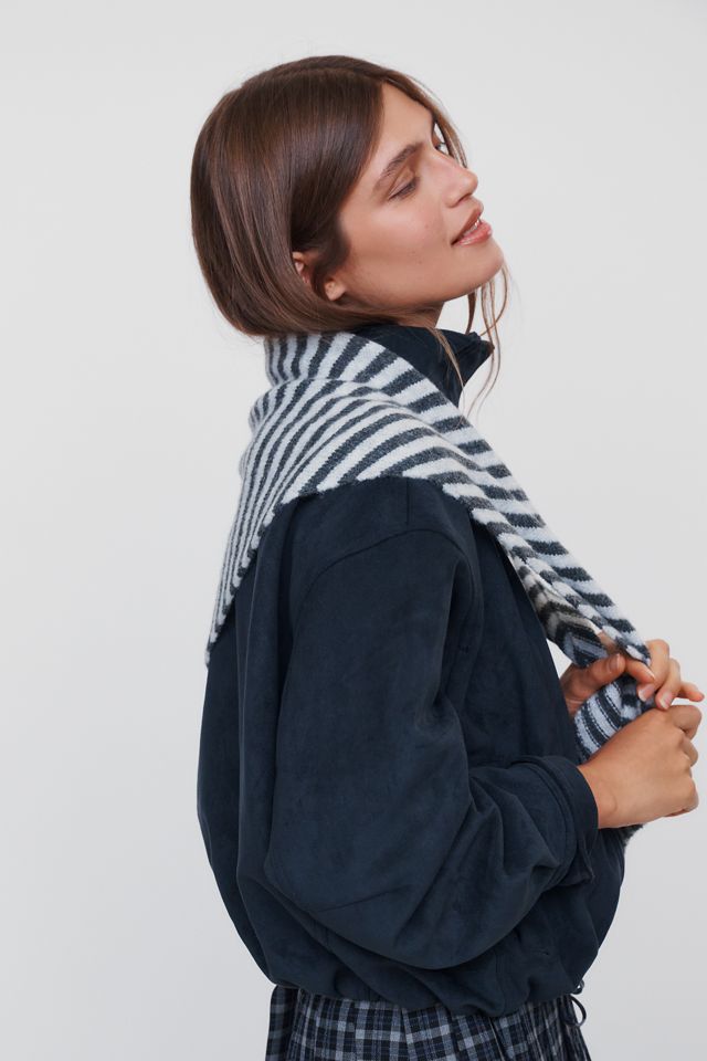 By Anthropologie Striped Triangle Scarf #2