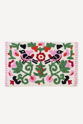 Tapis de bain en coton touffeté Bianca