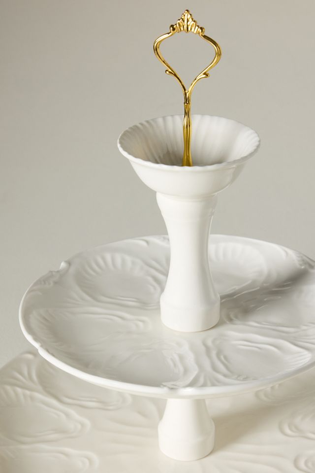 Elara Oyster Tiered Stand #1