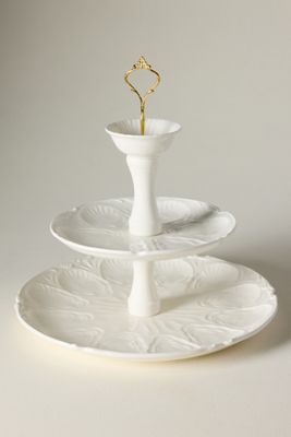Elara Oyster Tiered Stand