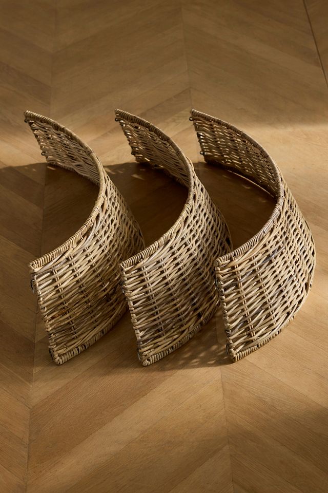 Woven Rattan Tree Skirt, Large #2
