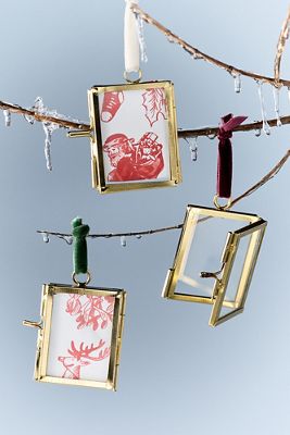 Mini Frame Ornaments, Set of 3