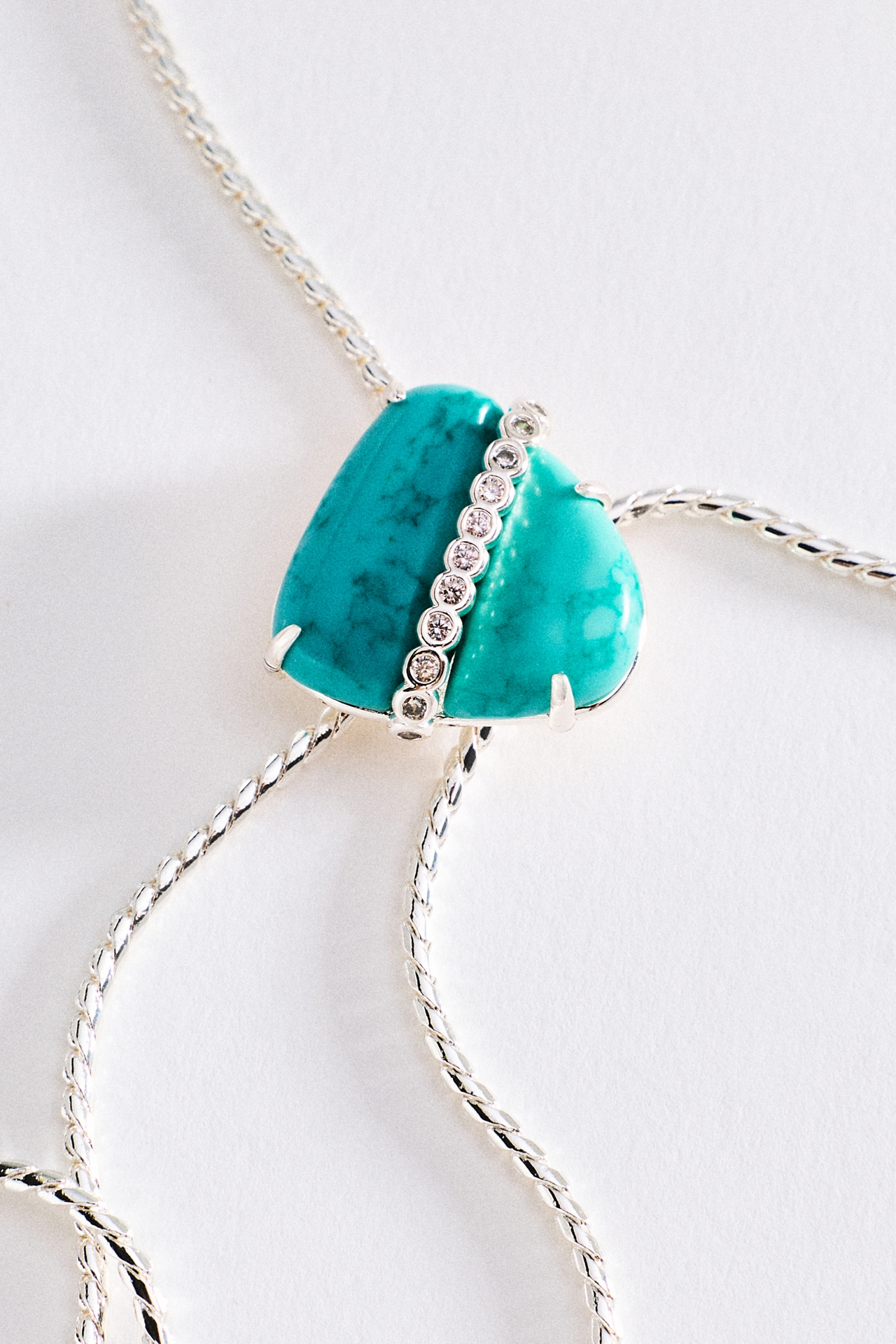 Ettika Turquoise Solstice Bolo Necklace