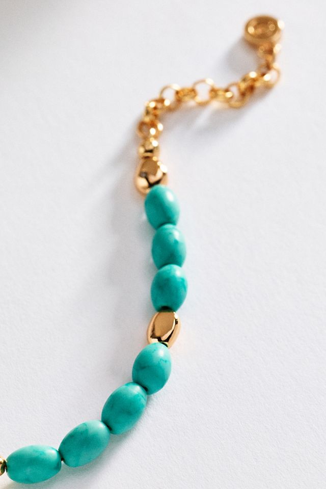 Ettika Polished Pebble Anklet #1