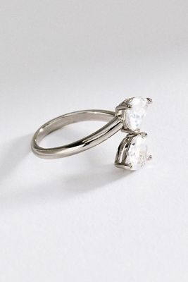 Ettika Crystal Teardrop Wrap Ring