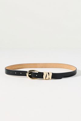 By Anthropologie Leather Slim Belt