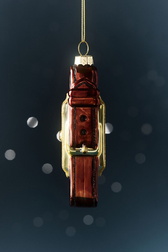 Glass Vintage Watch Ornament #1