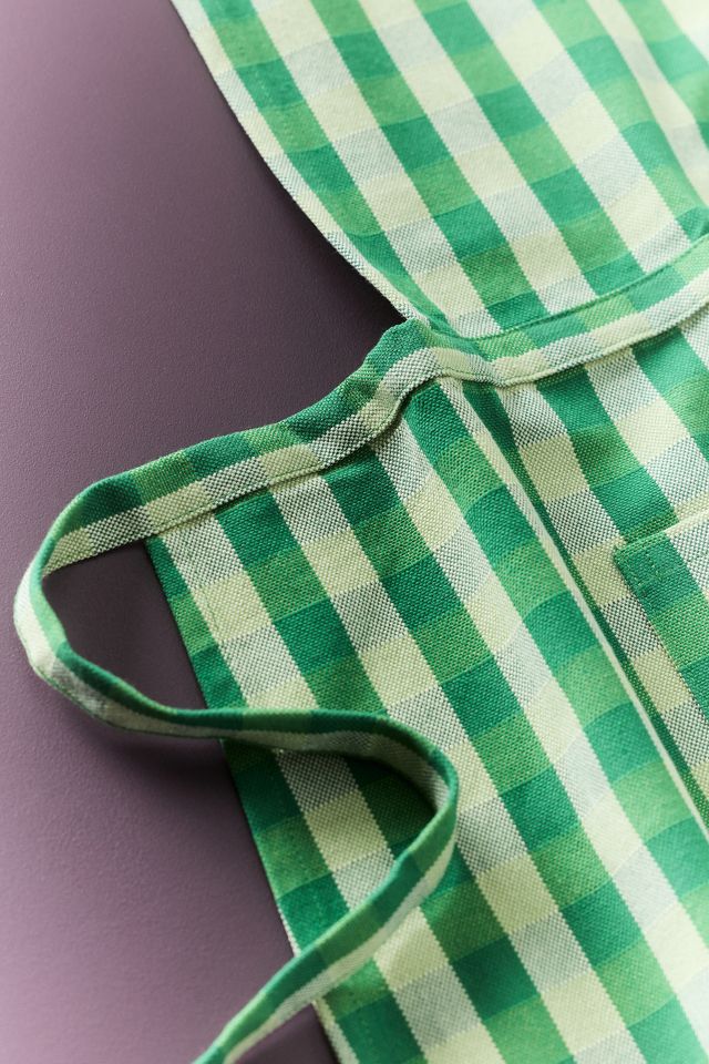Carol Cotton Jacquard Apron #1