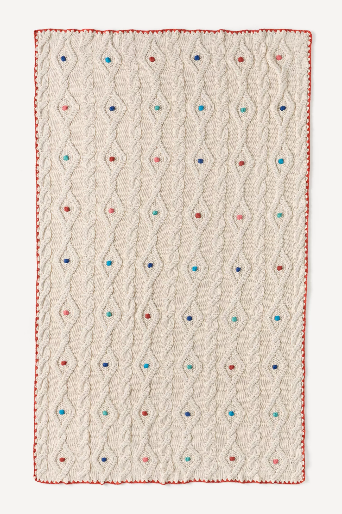 Lillian 100% Cotton Knit Icon Throw Blanket - thumbnail 3