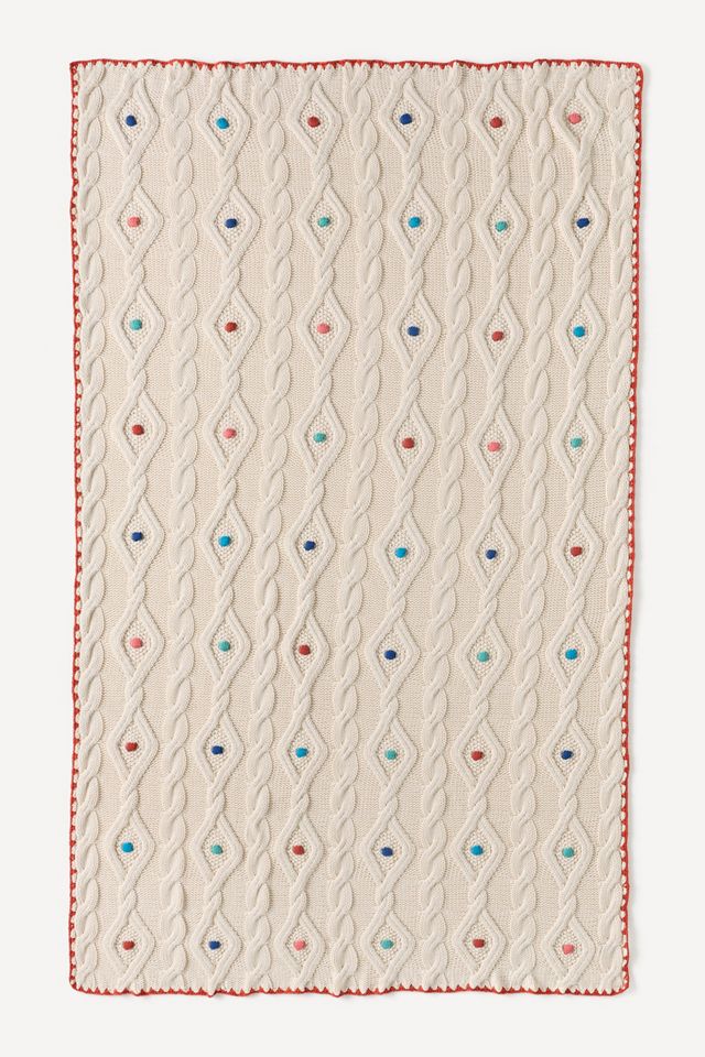 Lillian 100% Cotton Knit Icon Throw Blanket #2