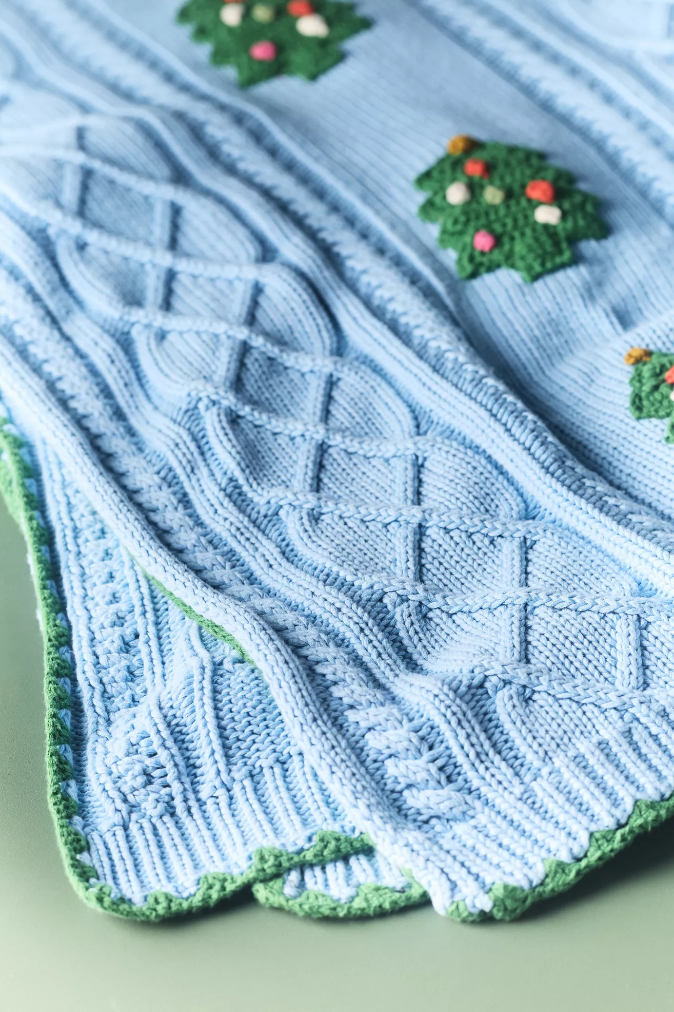 Lillian 100% Cotton Knit Icon Throw Blanket - thumbnail 5