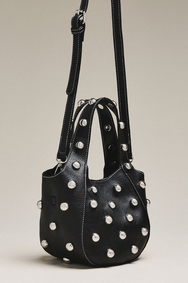 Sonia Studded Mini Slouchy Tote Bag #1