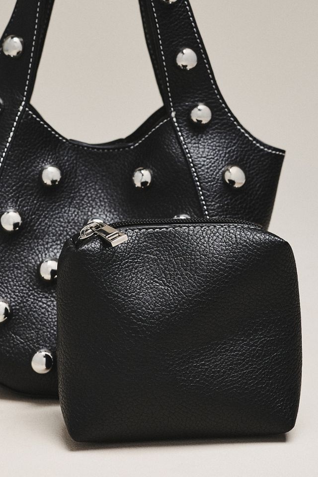 Sonia Studded Mini Slouchy Tote Bag #2