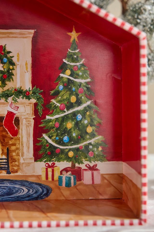 Felt Critter House Scene Backdrop #2