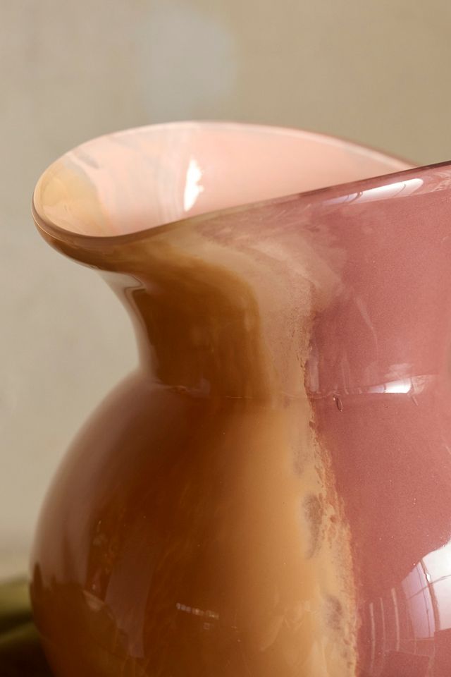 Flared Swirl Glass Vase #2