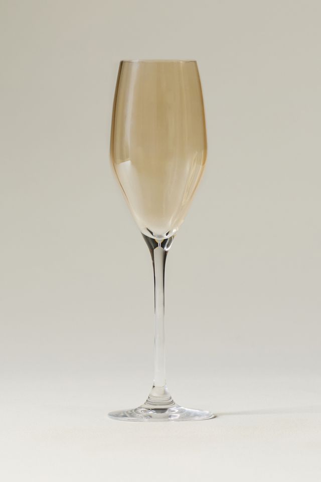 Edgewater Lustered Flute Glasses, Set of 4 #2
