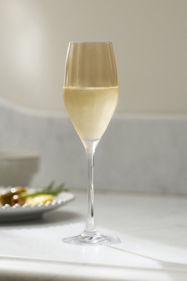 Edgewater Lustered Flute Glasses, Set of 4 #1