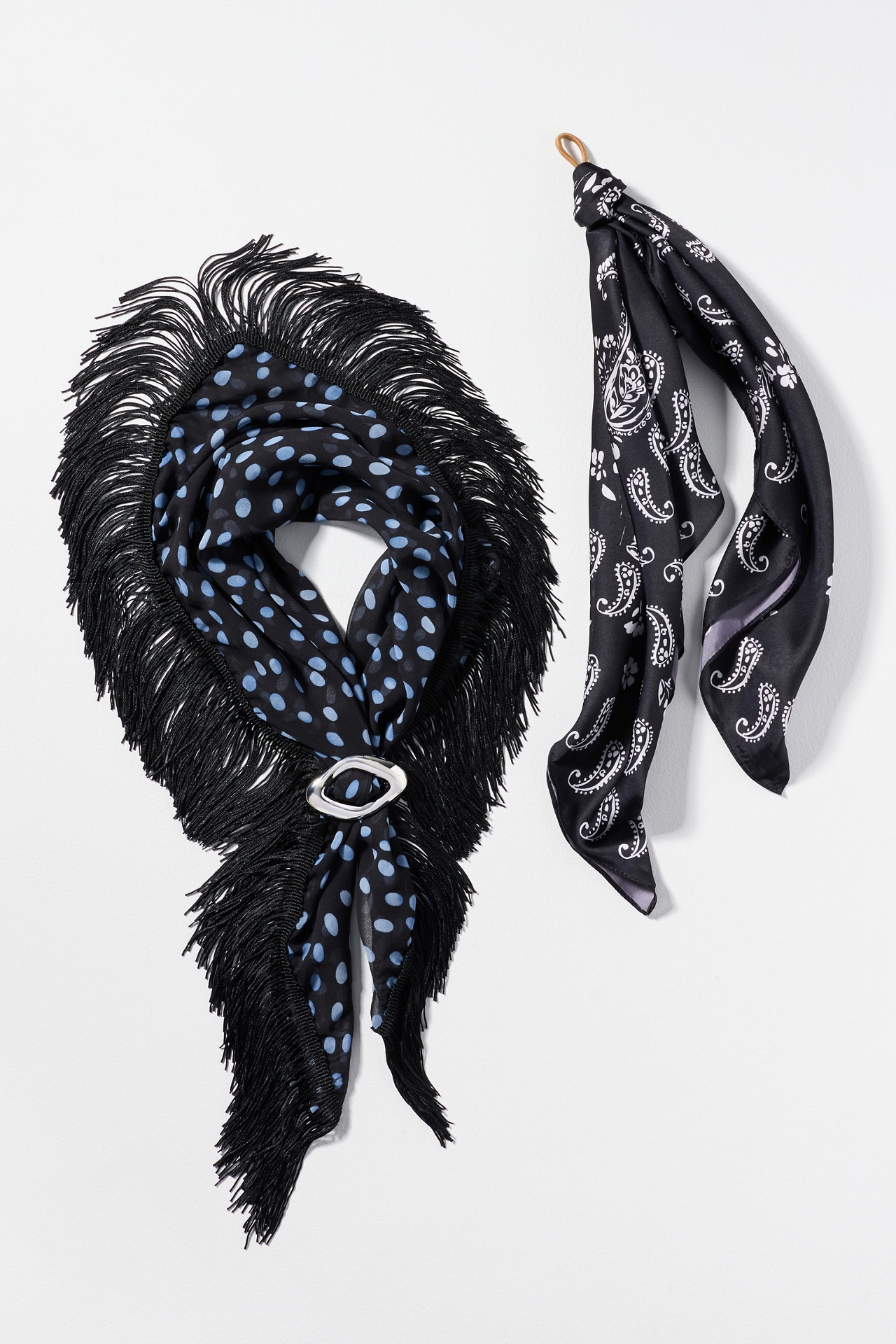 By Anthropologie Hair Scarf and Barrette