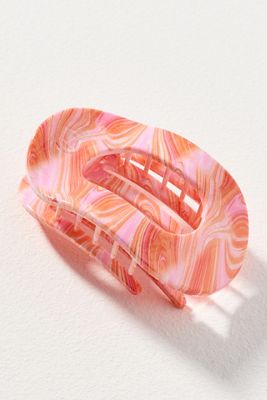TELETIES Flat Round Claw Hair Clip