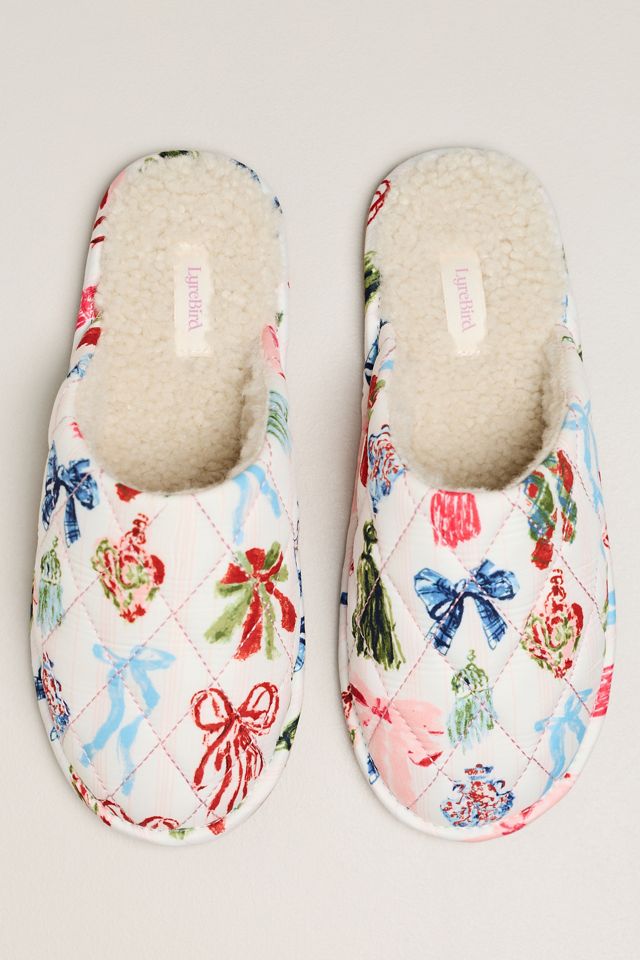 LyreBird Quilted Slippers #1
