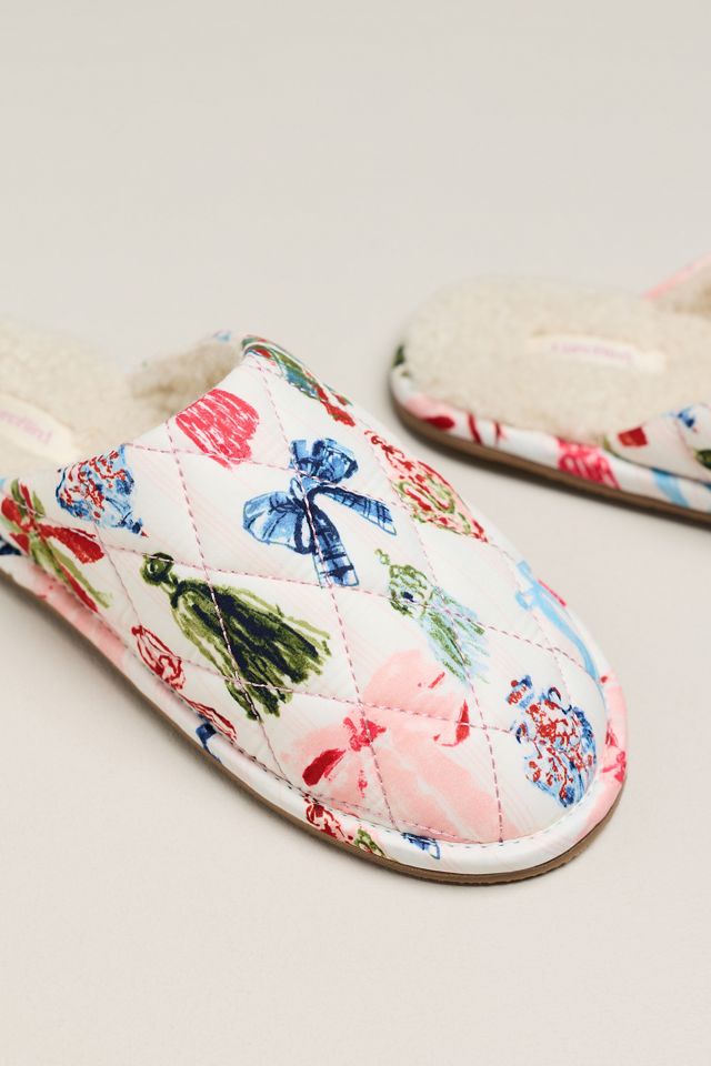 LyreBird Quilted Slippers #2