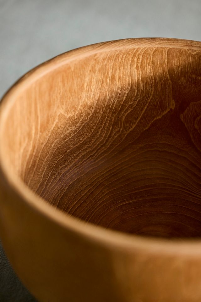 Farmhouse Teak Root Salad Bowl #1