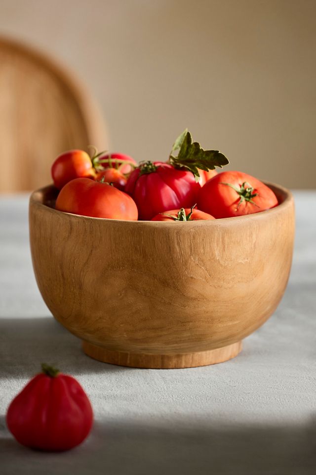Farmhouse Teak Root Salad Bowl #2