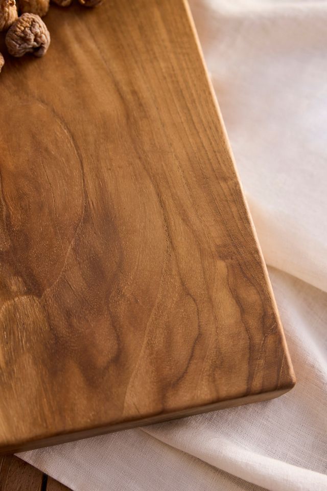 Farmhouse Teak Root Rectangle Serving Board #2