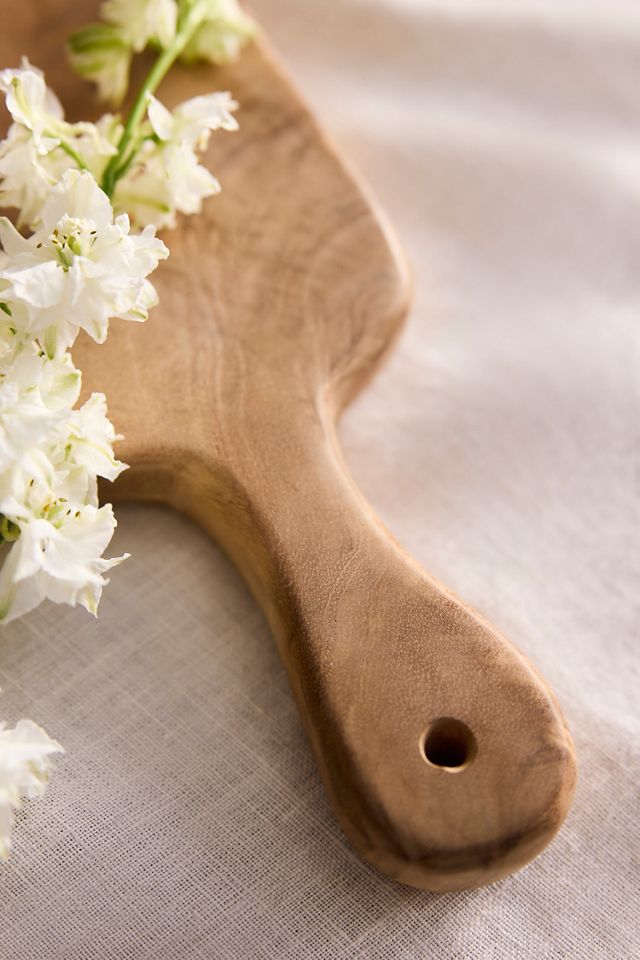 Farmhouse Teak Root Oblong Serving Board #2