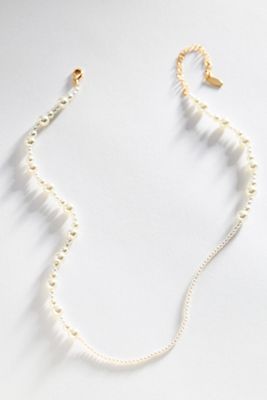 By Anthropologie Mixed Pearl Necklace
