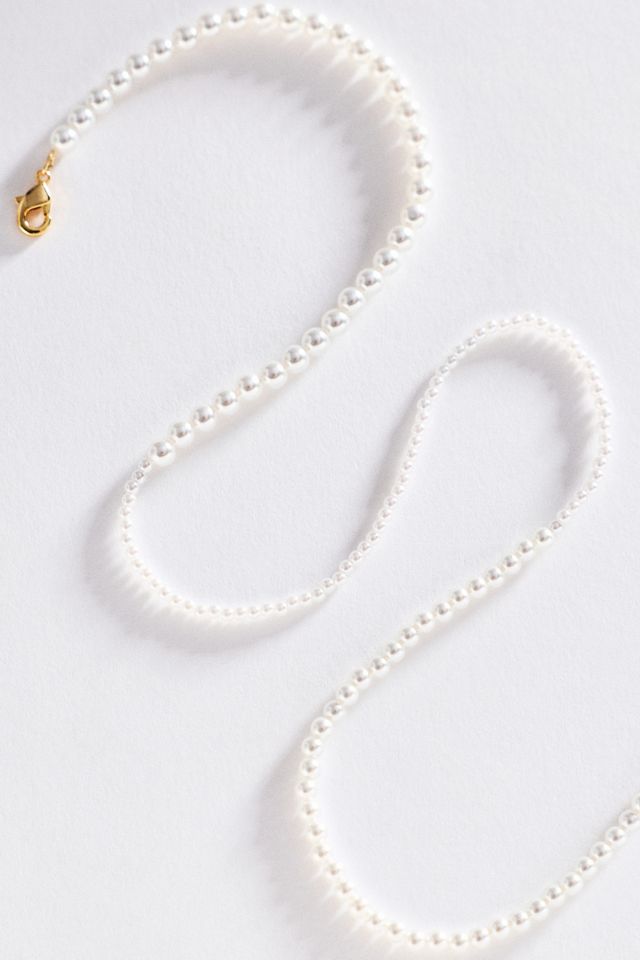 By Anthropologie Mixed Pearl Necklace #1