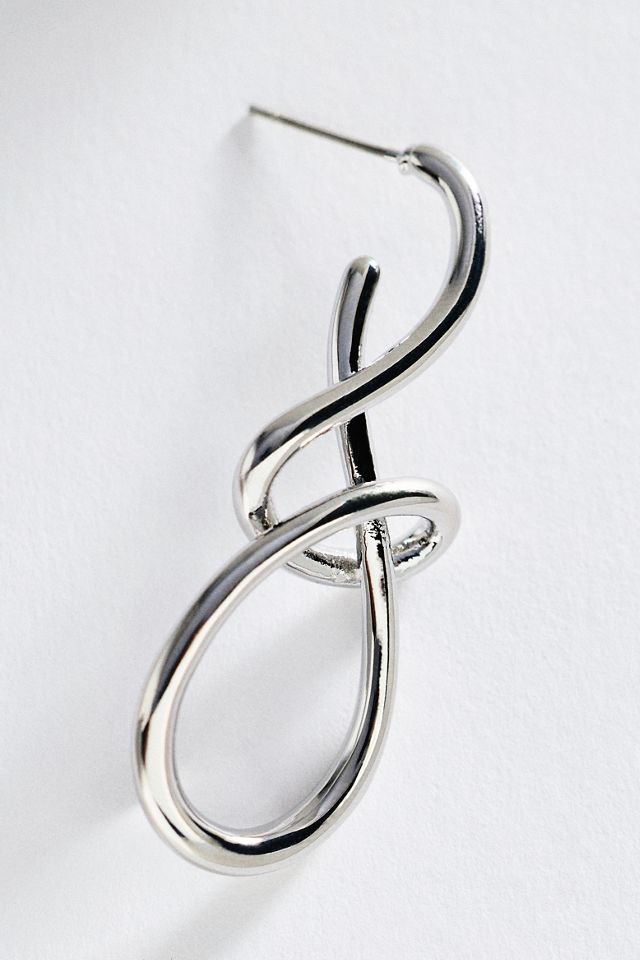 By Anthropologie Abstract Knot Earrings #1