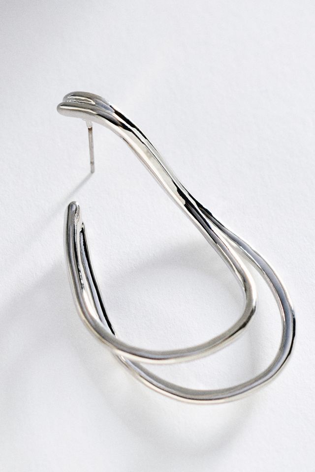 By Anthropologie Twisted Orbit Earrings #1