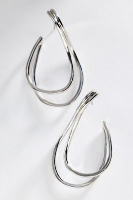 By Anthropologie Twisted Orbit Earrings