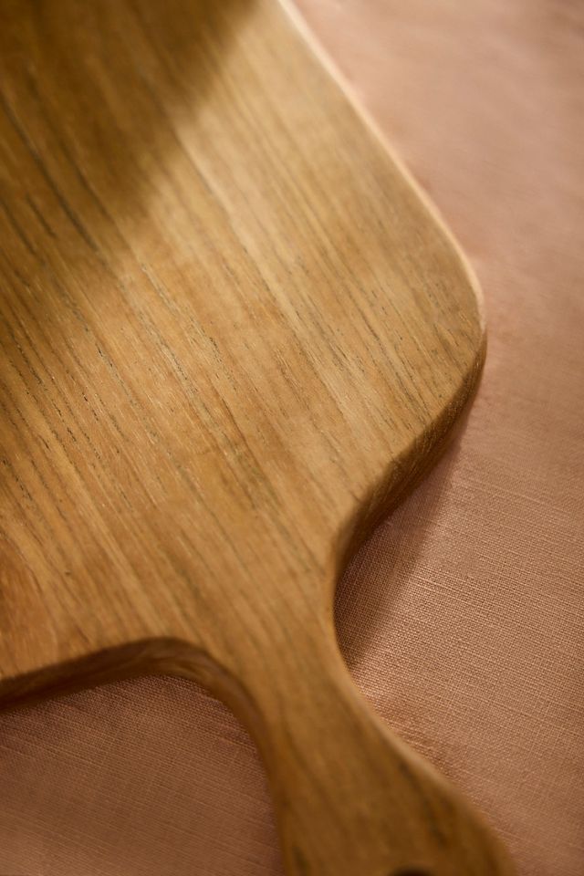 Farmhouse Teak Root Paddle Serving Board #1