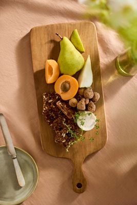 Farmhouse Teak Root Paddle Serving Board