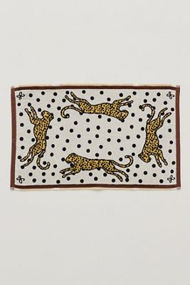 Maeve Scarf Cotton Woven Bath Mat