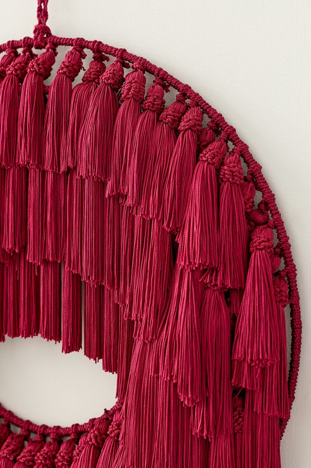 Hanging Tassel Wreath #1