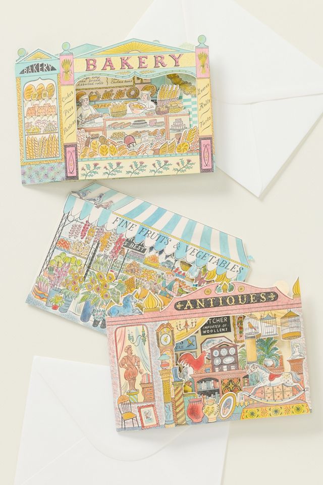 Chuffed Inc. Mixed Pack 3D Greeting Cards, Set of 3 by Emily Sutton Shop #1