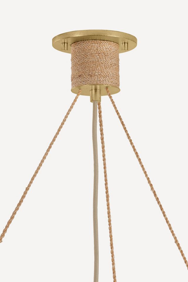 Ben Cascade Wooden Beaded Chandelier #3
