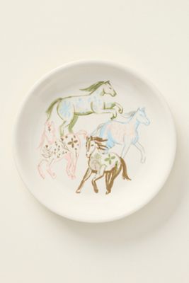 Run Wild Stoneware Dessert Plate
