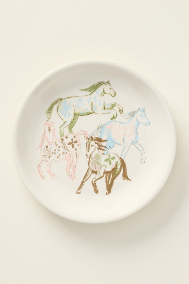 Run Wild Stoneware Dessert Plate #1