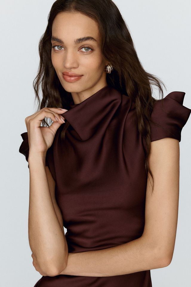 De La Vali Cosima Satin Mini Dress #2