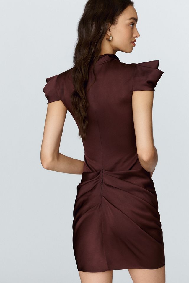 De La Vali Cosima Satin Mini Dress #3