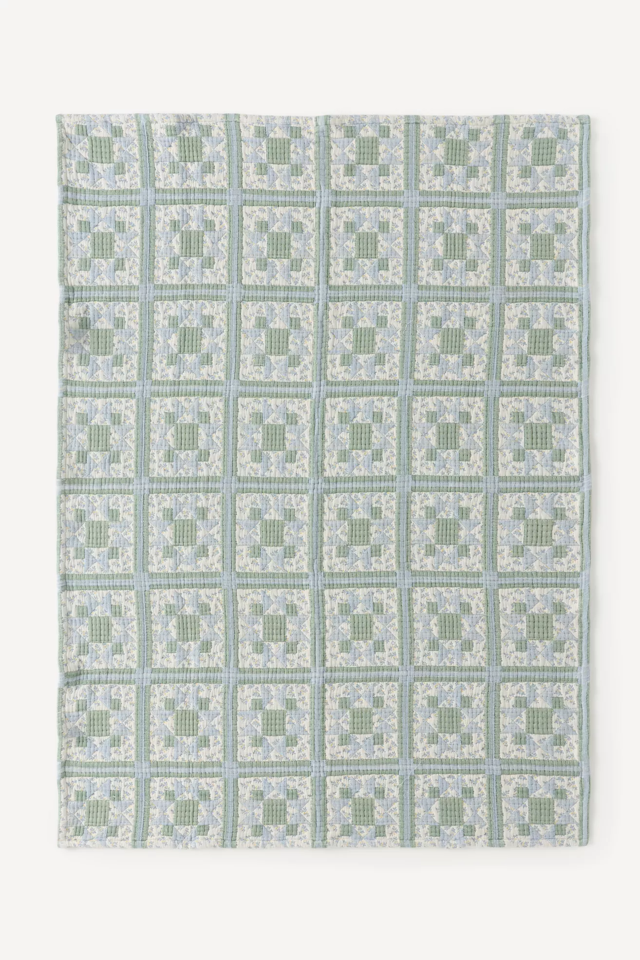 Demitria 100% Cotton Woven Floral Throw