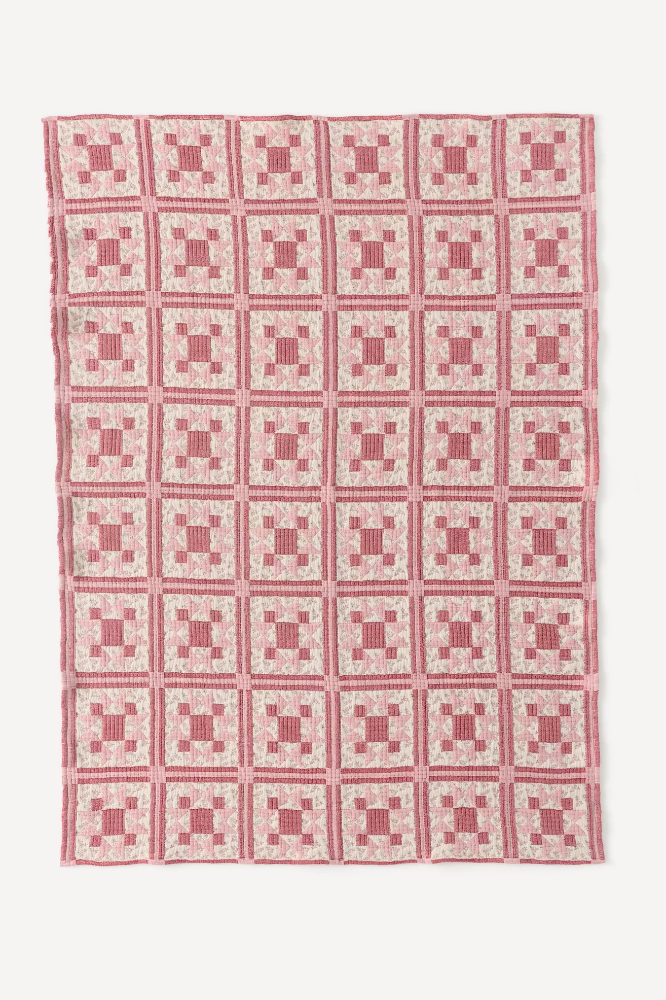 Demitria 100% Cotton Woven Floral Throw - thumbnail 2
