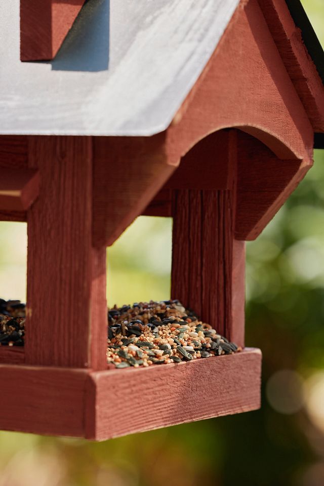 Covered Bridge Reclaimed Barn Wood Bird Feeder #1