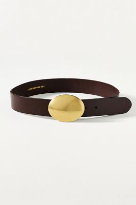 By Anthropologie Oval Plaque Belt