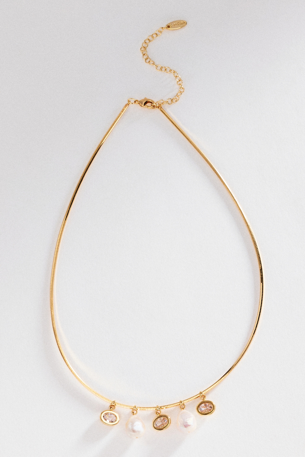 Mixed Pearl Collar Necklace